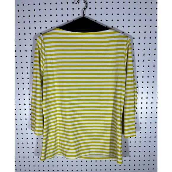 J.McLaughlin striped blouse size L - Picture 2 of 5